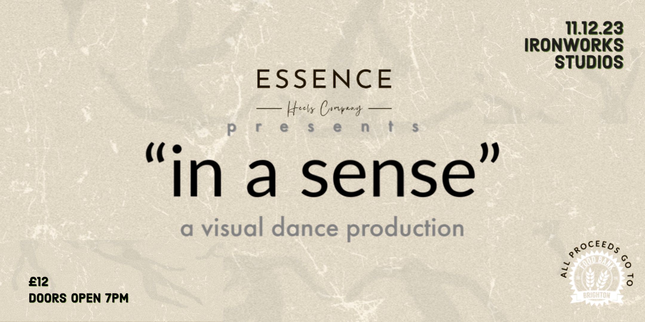 11th December: In A Sense- Brighton Dance Event